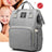 Lequeen Brand Diaper Bag Large Capacity USB Mummy Bag Travel Backpack Designer Nursing Bag for Baby Care - V.I.P Digital Presence