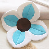 Alfombrilla de baño para bebé de 80 cm, diseño de flores, para bañera, lavabo, ducha infantil segura, plegable, con almohadillas de seguridad para asiento de pétalos. 