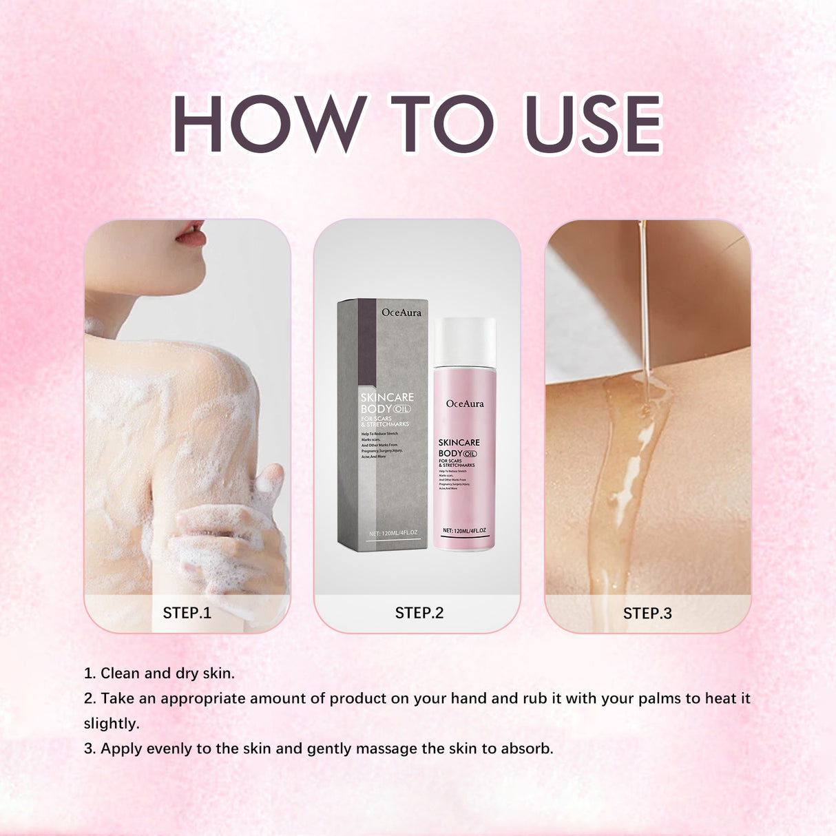 Skincare Body Oil, Fade Scars And Fine Lines Of Pregnancy Moisturize And Repair Delicate And Smooth Body Skin - V.I.P Digital Presence