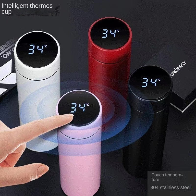 Smart Temperature Measurement Insulated Cup 304 Stainless Steel Water Cup Portable Home Cup Gift Cup Wholesale Engraving - V.I.P Digital Presence