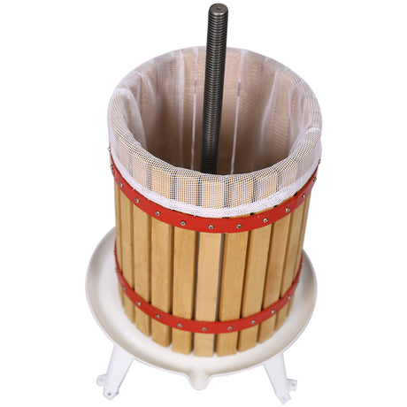 Fruit Wine Press and Crusher and Filter Bag,100% Nature Apple&Grape&Berries Crusher Manual Juice Maker for Kitchen - V.I.P Digital Presence