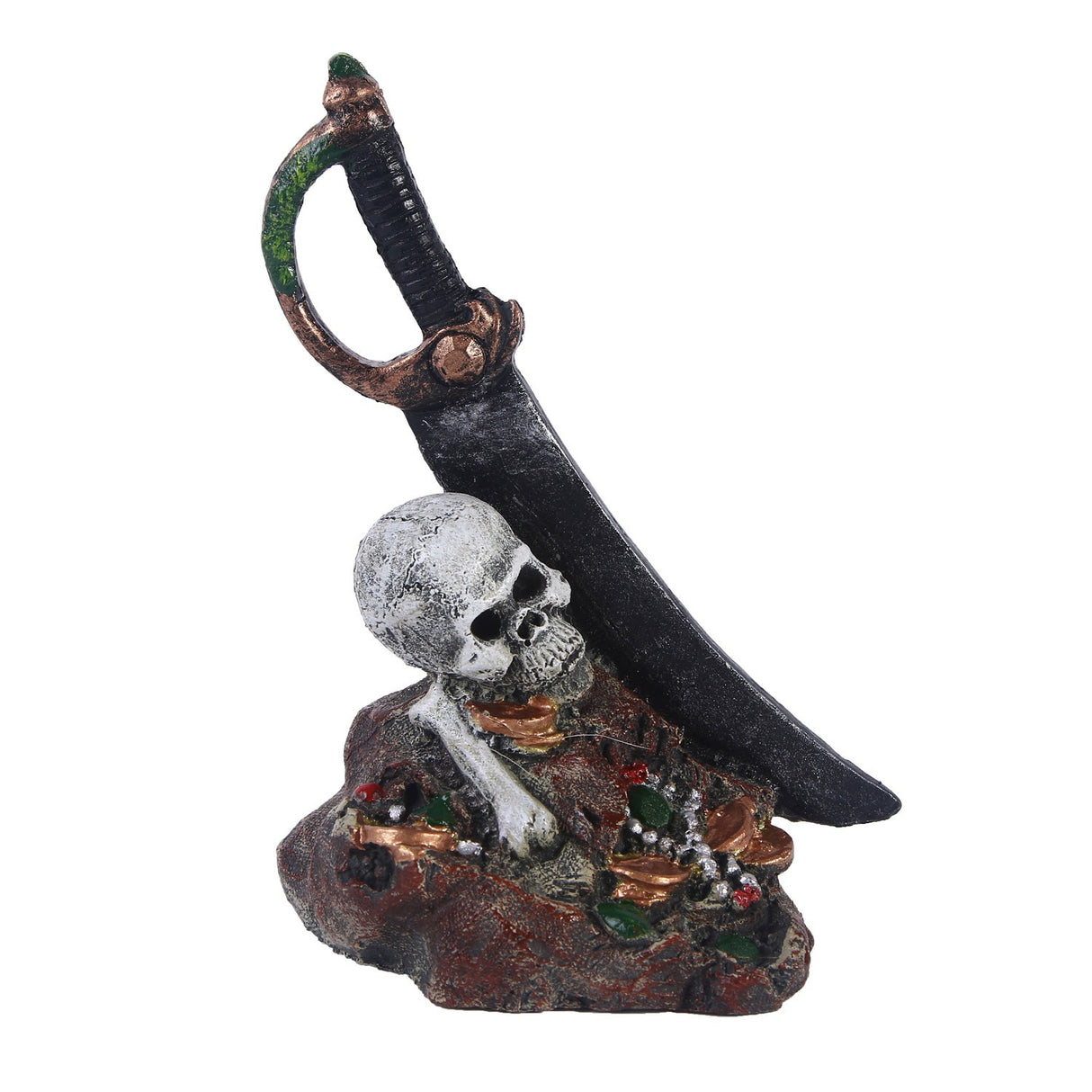 Zombie skull reptile toy hiding room fish tank decoration - V.I.P Digital Presence