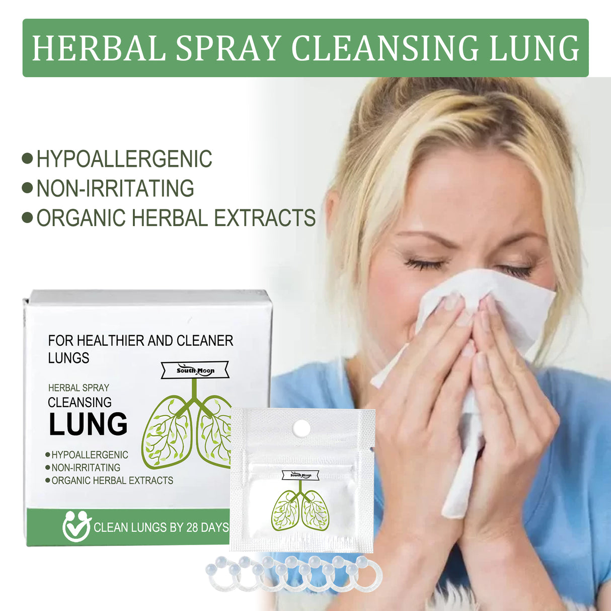 Herbal Spray Cleansing Lung, Nasal Clean Relief And Repair Nasal Discomfort Nasal Cleaning Body Care Nose Ring - V.I.P Digital Presence