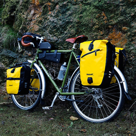 RhinowalkWaterproof Bike Bag 27L Travel Cycling Bag Basket Bicycle Rear Rack Tail Seat Trunk Bags bicycle bags & panniers - V.I.P Digital Presence