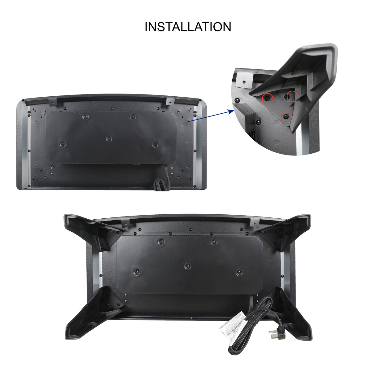 24 inch 3D Infrared Electric Stove with remote control - V.I.P Digital Presence