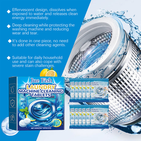 washing machine cleaning effervescent tablets, washing machine slot stains cleaning dirt cleaning odor effervescent tablets - V.I.P Digital Presence