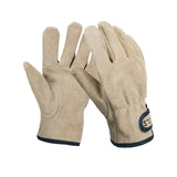 Guantes de barbacoa para picnic al aire libre, de cuero, resistentes al desgaste, con aislamiento térmico y antiescaldaduras.