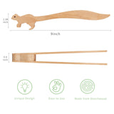 Kitchen and Home Good Items Squirrel Toast with Pine Wood Squirrel Baked Bread Pliers - V.I.P Digital Presence