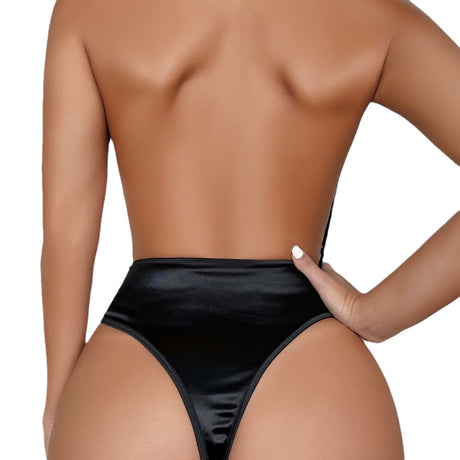 New sexy lingerie lace sexy deep V perspective slim fit backless set - V.I.P Digital Presence