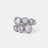 Stainless Steel Inlaid Zircon Bypass Ring - V.I.P Digital Presence