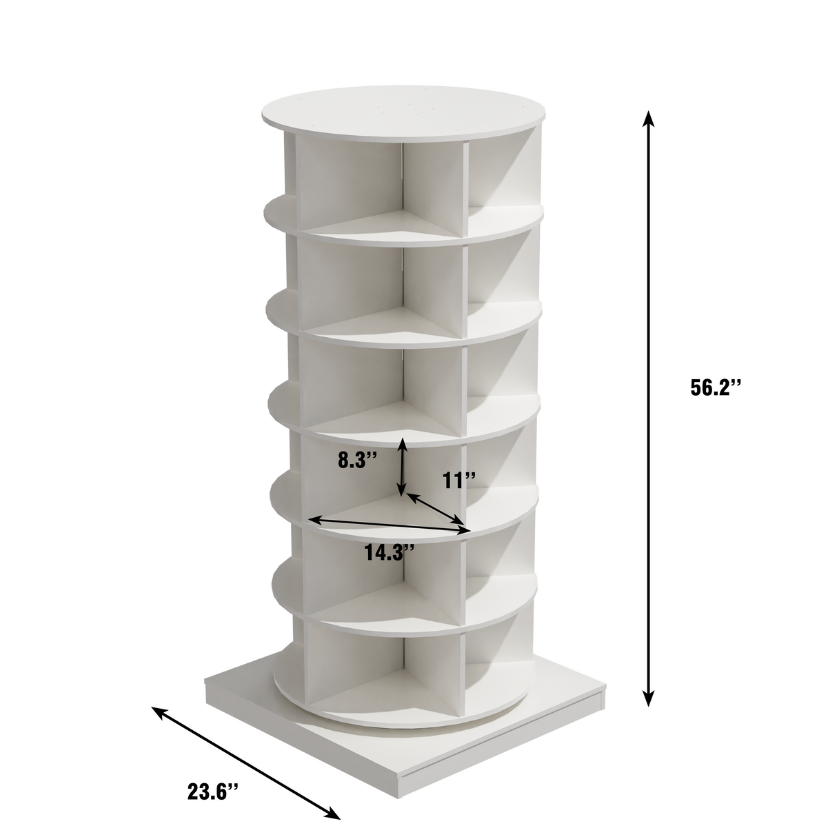 360 Rotating shoe cabinet 6 layers - V.I.P Digital Presence