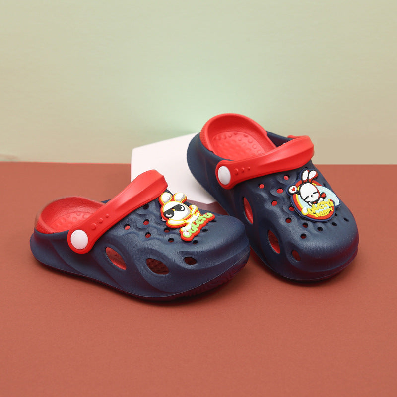 New Children's Hole Shoes Baby Children's Shoes Boys And Girls Summer Cute Outer Wear Toddler Soft Bottom Sandals And Slippers
