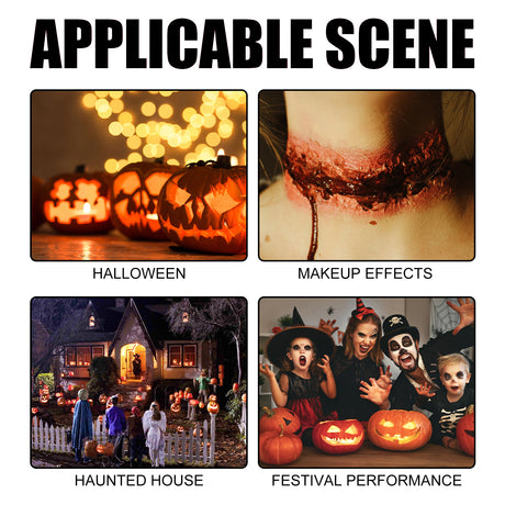 SFX Makeup Kit, Makeup Props Scar Makeup Scary Atmosphere Party Makeup Set - V.I.P Digital Presence