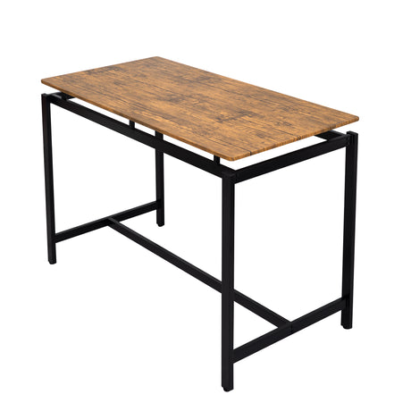 TREXM 5-piece compact bar table with table and stool - modern industrial design brown - V.I.P Digital Presence