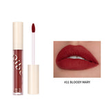 QIBEST The New Silky Soft Mist Matte Lip Gloss Non-Stick Cup Does Not Fade Lip Glaze Makeup Liquid Lipstick - V.I.P Digital Presence