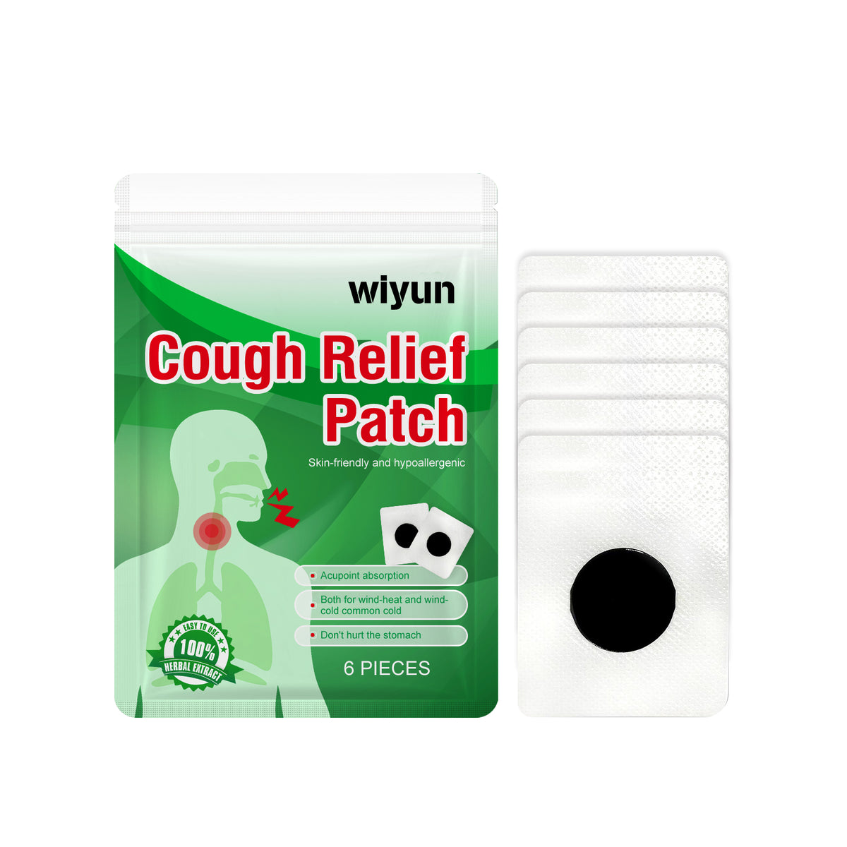 Herbal Body Care Patch, Gentle And Comfortable Maintenance And Relief Of Throat Discomfort Daily Care Patch - V.I.P Digital Presence