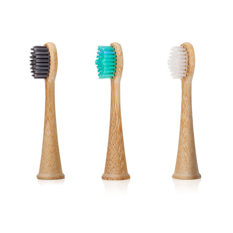 Bamboo toothbrush head compatible with Philips HX3/6/9 series electric toothbrush DuPont hair bamboo toothbrush head - V.I.P Digital Presence