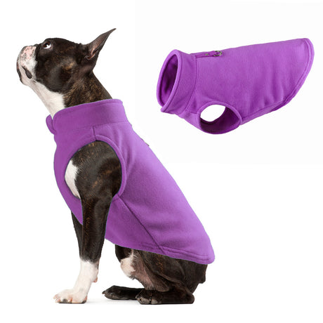 Dog clothing thickened solid color fleece pet dog supplies - V.I.P Digital Presence