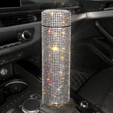 Bling Rhinestone Thermos Bottle Insulated Double Wall Stainless Steel Water Bottle Coffee Travel Car Coffee Mug Cup Vacuum Flask - V.I.P Digital Presence