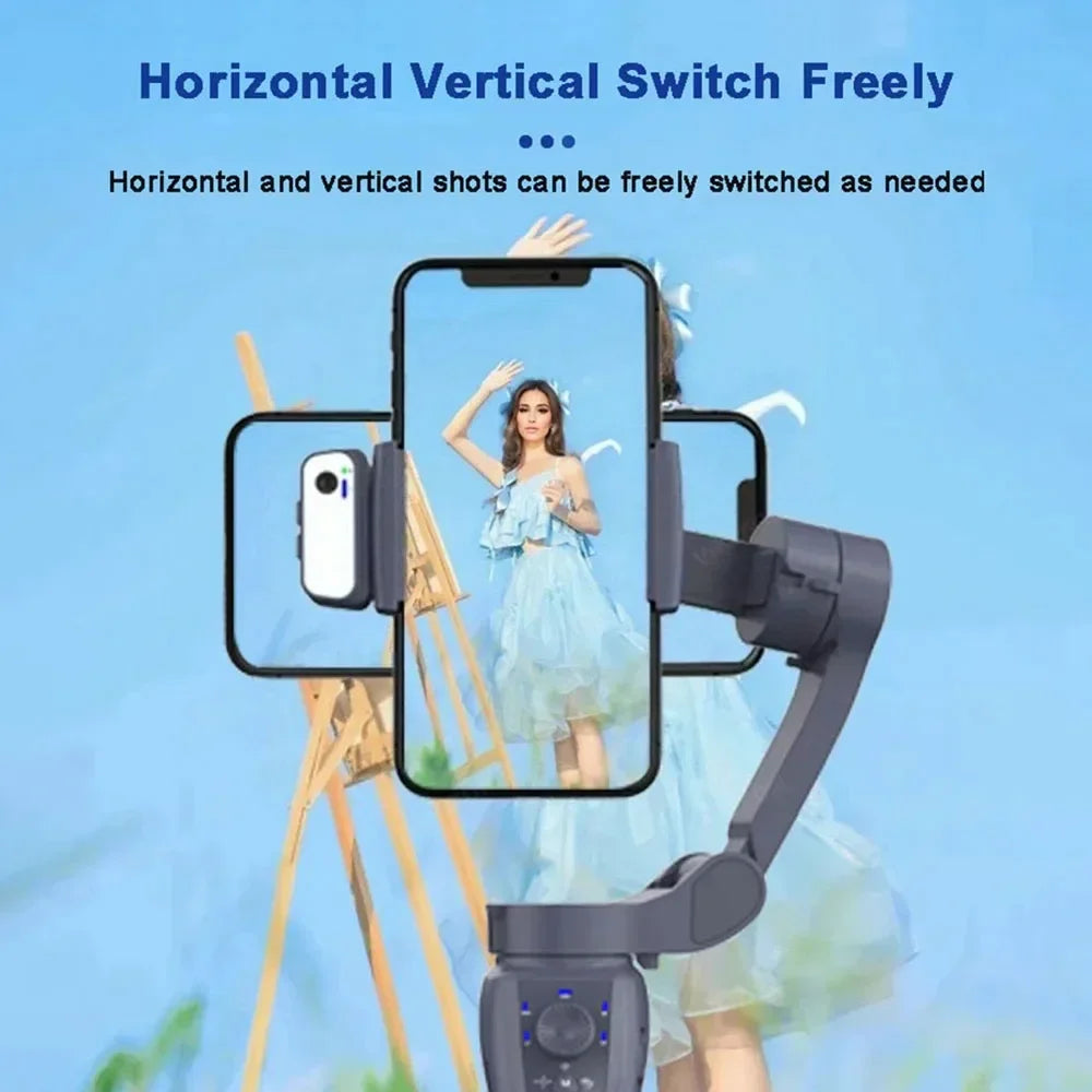F12 mobile phone 3-axis anti shake stabilizer Tiktok live broadcast camera PTZ AI intelligent tracking face recognition - V.I.P Digital Presence