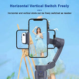 F12 mobile phone 3-axis anti shake stabilizer Tiktok live broadcast camera PTZ AI intelligent tracking face recognition - V.I.P Digital Presence