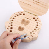 Wooden baby milk teeth box - V.I.P Digital Presence
