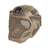 Lightweight EVA tactical helmet for hunting, airsoft, etc. Steel mesh mask included, good for cosplay. - V.I.P Digital Presence