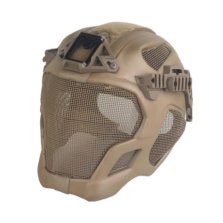Lightweight EVA tactical helmet for hunting, airsoft, etc. Steel mesh mask included, good for cosplay. - V.I.P Digital Presence