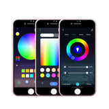Bombilla inteligente WiFi con control por voz de Alexa, RGBCW, atenuación de color, A19, grafiti, Smart Life 