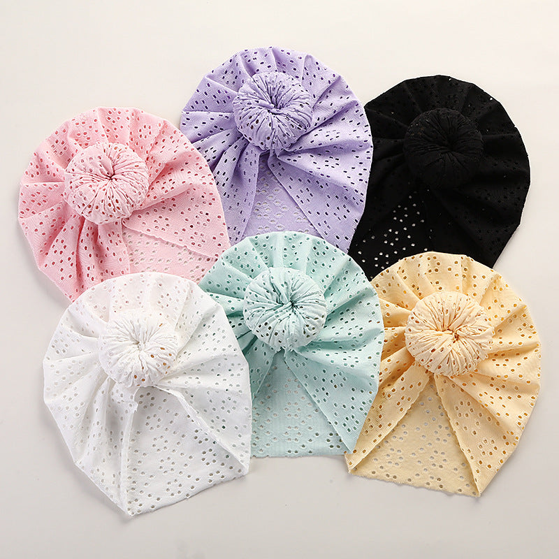Baby Pullover Cap Cute Lace Hole Donut Baby Indian Tire Cap Children's Headwear - V.I.P Digital Presence