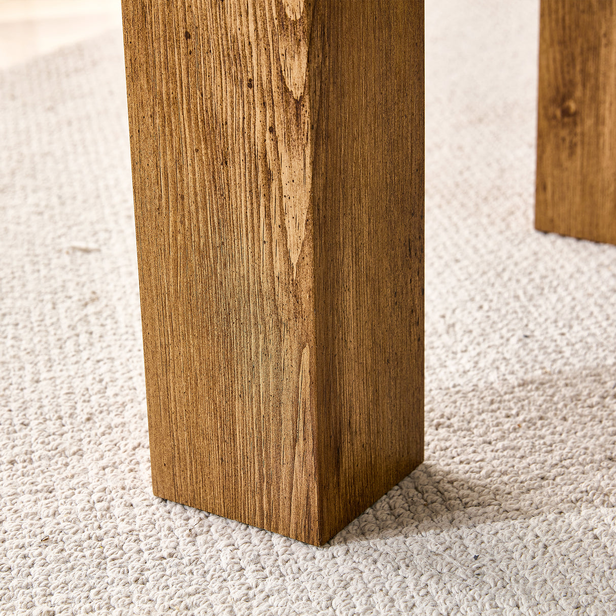 Glass-Top Coffee Table tea table with MDF Legs - Stylish Blend of Elegance and Durability 44.9"*21.7"*16.9"