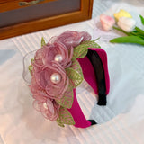 Handmade Fabric Headband for Fashion Flower Series - V.I.P Digital Presence