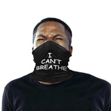 Polyester Bandana Face Scarf I CAN'T BREATHE Protective Riding Face cover Multi-function Magic Head Scarf  For Parade Protest - V.I.P Digital Presence
