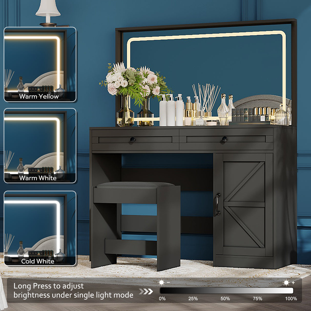 Makeup Vanity Desk - V.I.P Digital Presence