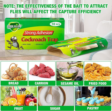 Roach Flea Trap Sticky Killer Flea Catcher Sticky Trap - V.I.P Digital Presence