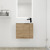 Bathroom Vanity with Sink 22 Inch for Small Bathroom,Floating Bathroom Vanity with Soft Close Door,Small Bathroom Vanity with Sink, 22x13 (KD-Packing) - V.I.P Digital Presence