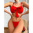 Sexy backless bra set with chain ties and bow ties, two piece set of erotic lingerie - V.I.P Digital Presence