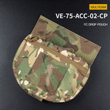 Tactical Hunting Vest with Drop Pouch, for Airsoft & CS, Outdoor Sports - V.I.P Digital Presence