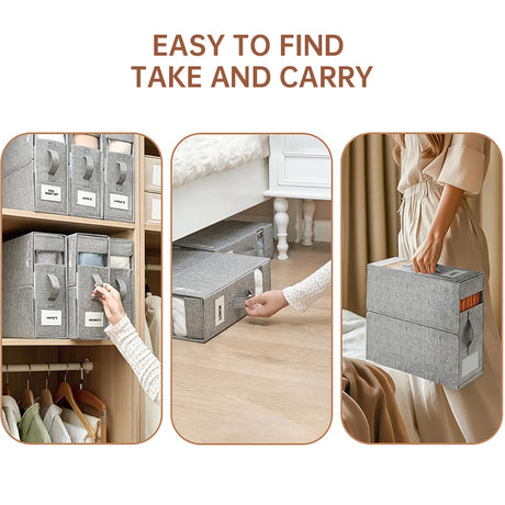 Compact Foldable Storage Cubes for Linens, Towels & Bedding Essentials - V.I.P Digital Presence