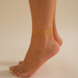 Versatile Sparkling Thin Chain Metal Wind Foot Chain Style Beach Anklet Set - V.I.P Digital Presence