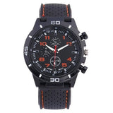 Rubber Fashion Sports Men's Watch Car Line Strap Silicone Student Watch - V.I.P Digital Presence