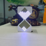 Cyber-style LED electronic sand timer: gravity-sensing, 1-30min countdown, tech decompression toy - V.I.P Digital Presence