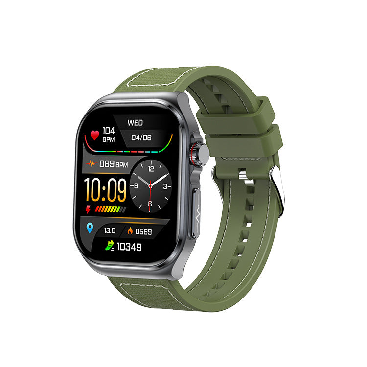 New ET585 smart watch ECG call micro physical examination NFC blood sugar uric acid body fat blood oxygen heart rate - V.I.P Digital Presence