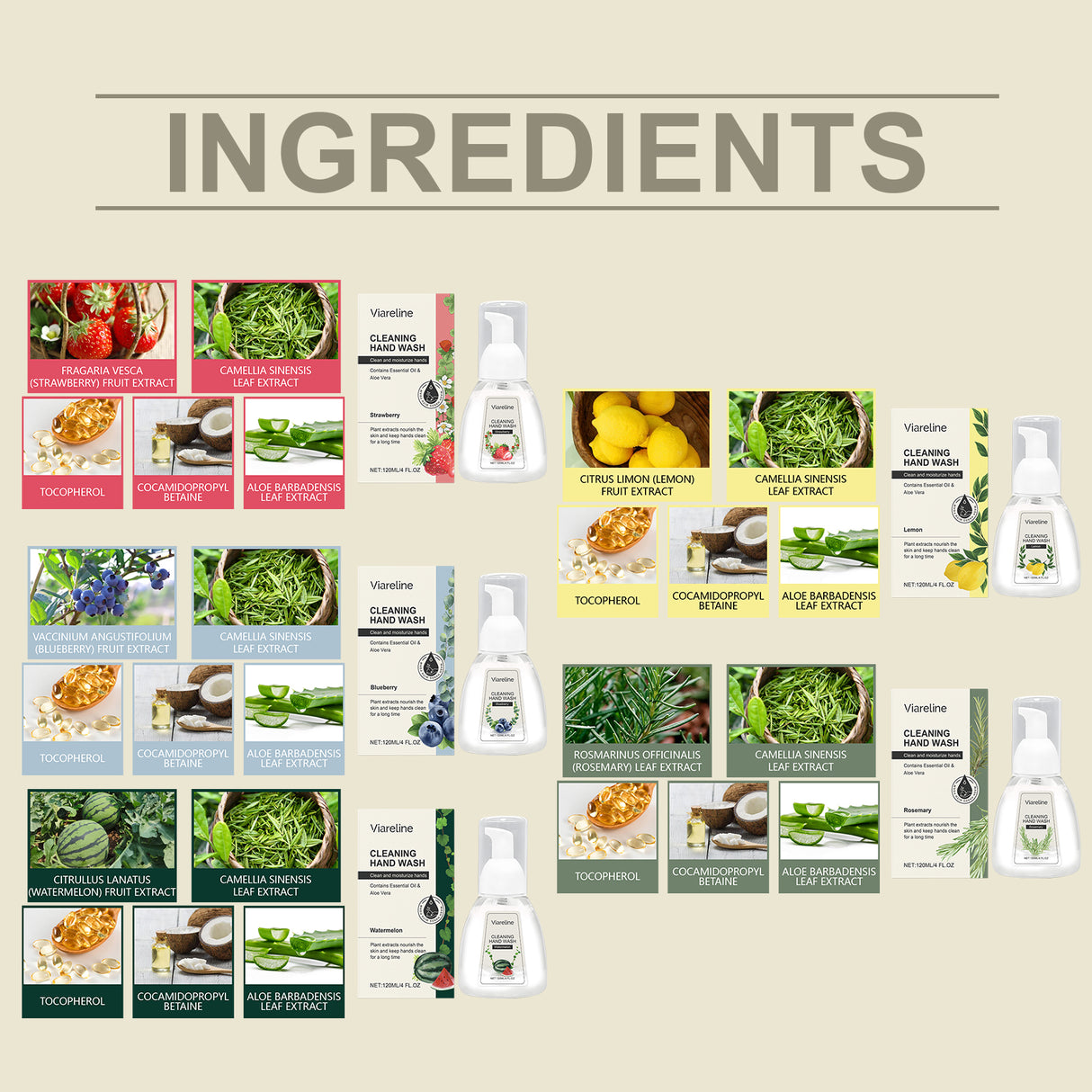 Foaming Hand Sanitizer (Blueberry Flavor) Gentle Cleansing, Soothing Decontamination, Moisturizing Care Hand Cleansing Foam