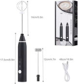 3-Piece Electric Milk Frother And Whisk Set - V.I.P Digital Presence