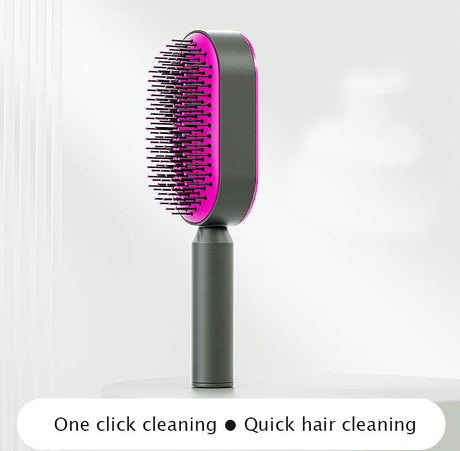 Pressing type cleaning design air cushion comb for women's long hair, specialized airbag massage comb, household hair comb - V.I.P Digital Presence