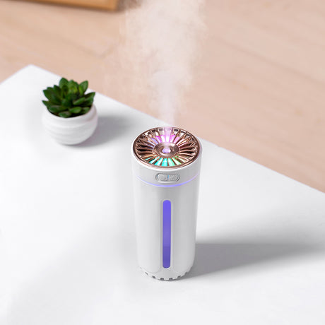 New small large fog volume silent portable usb car aromatherapy phantom cup colorful night light car humidifier - V.I.P Digital Presence