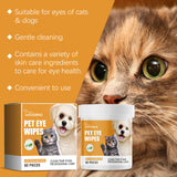 Eye Wipes for Cats and Dogs, Dogs to Tear Stains Cat Pet Eye Cleaning Wet Wipes for Eyes - V.I.P Digital Presence