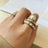 Alloy Three-Layered Open Ring - V.I.P Digital Presence