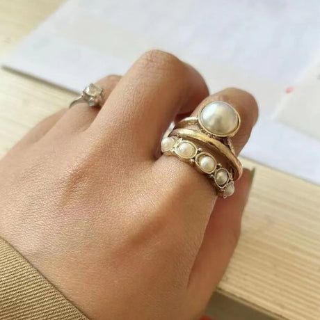 Alloy Three-Layered Open Ring - V.I.P Digital Presence